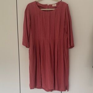 Poetry Mauve Long Sleeve Dress